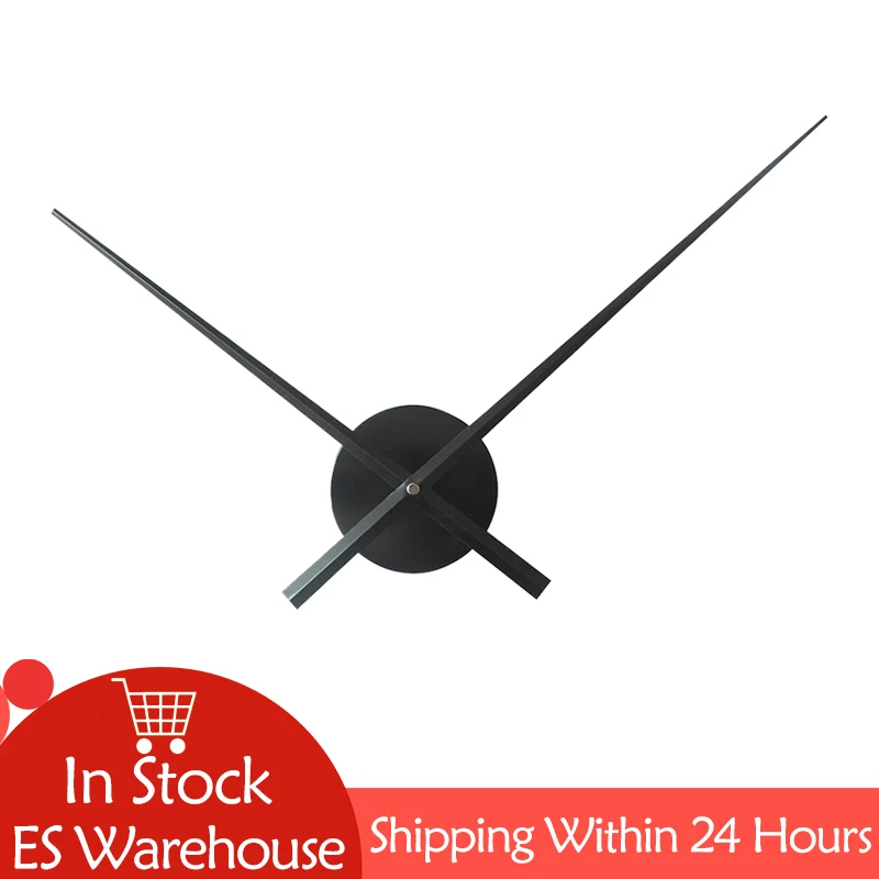 2021 короткие большие часы сделай сам с иглами кварцевый механизм большого размера