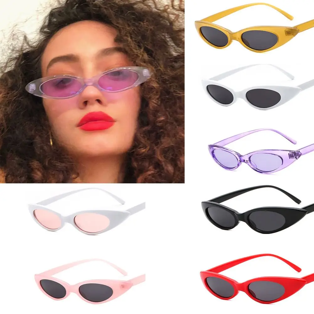 

Солнечные очки «кошачий глаз» женские, пикантные зеркальные солнечные аксессуары в чёрной треугольной оправе, с защитой от ультрафиолета