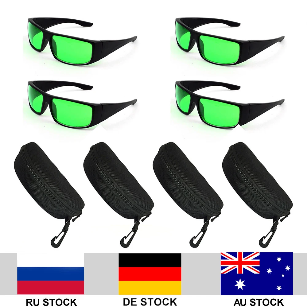 4 шт./лот профессиональные защитные гидропонные светодиодные очки для