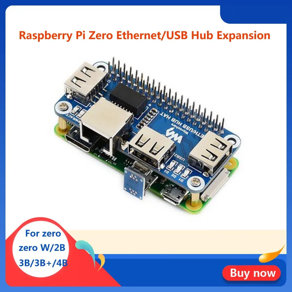 Raspberry Pi Zero W usb-хаб Hat с портом Ethernet RJ45 для RPI zeroW/WH /2B/3B/3B +/4B | Компьютеры и офис