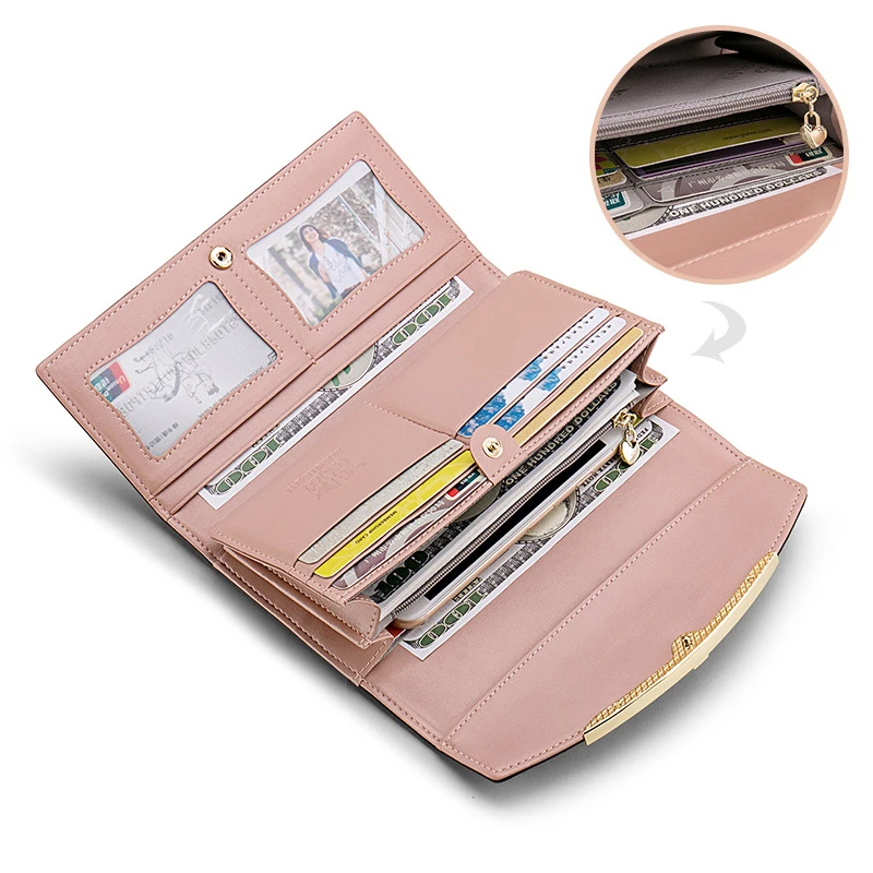 Кошелек женский оригинальный брендовый дизайнерский кошелек с отделениями для