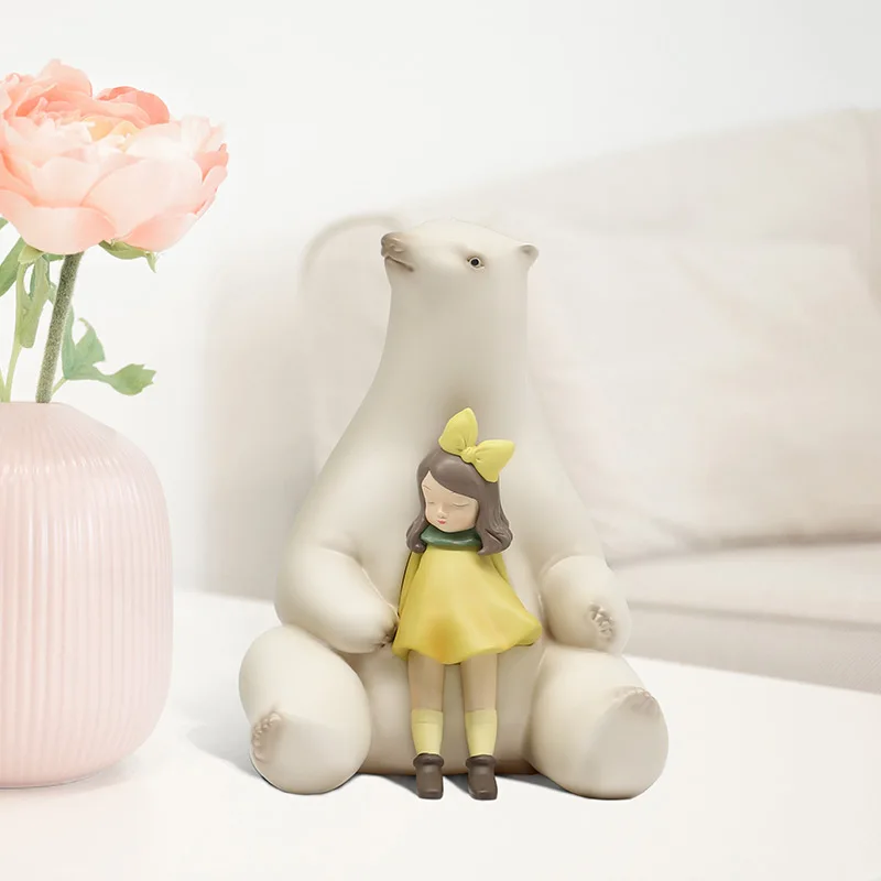 

Home decorations White night fairy tale Xianglu relies on creative desk top ornaments, birthday Christmas gift decoration