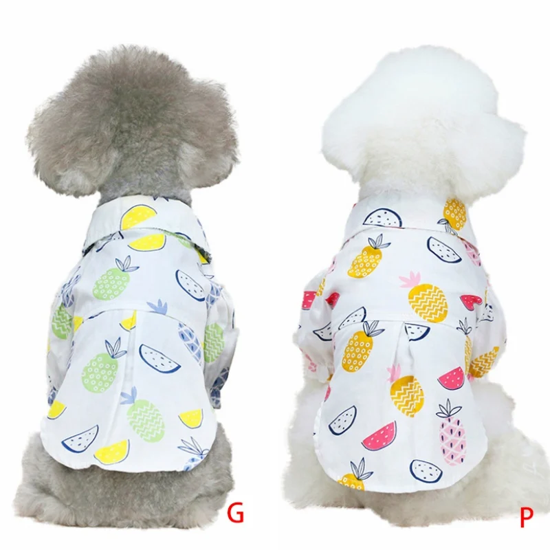 

Dog Dress Pets Clothes Fruit Teddy Puppy Skirt Clothing Princess Wedding Dress for Cats Small Dogs Pet Clothes Spring Summer