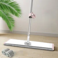 Microfibre Spin Cloth Mop Disposal Telescopic Reusable Cleaner Floor Mop Household Tools Limpieza Hogar Home Cleaning DF50TB