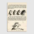 Металлический плакат Roald Dahl The Twits, Постер клуба, дома, паба, гаража, винтажная роспись, оловянные плакаты с знаком