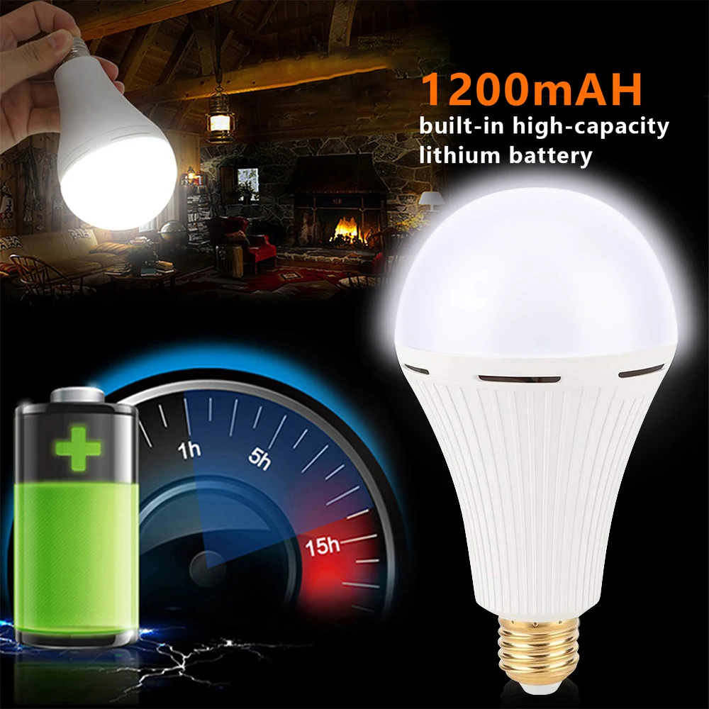 Rechargeable Emergency LED Light Bulb E27 Lamp Magic light bulb with water on the smart emergency rechargeable | Освещение