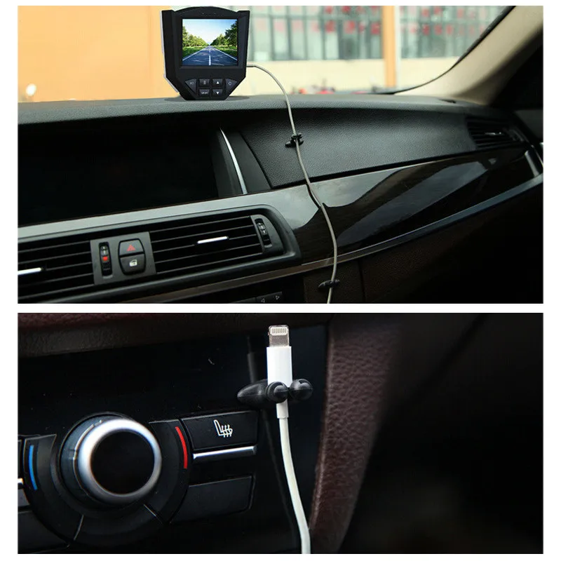 8 шт. Автомобильный держатель для кабеля многофункциональный зажим галстука