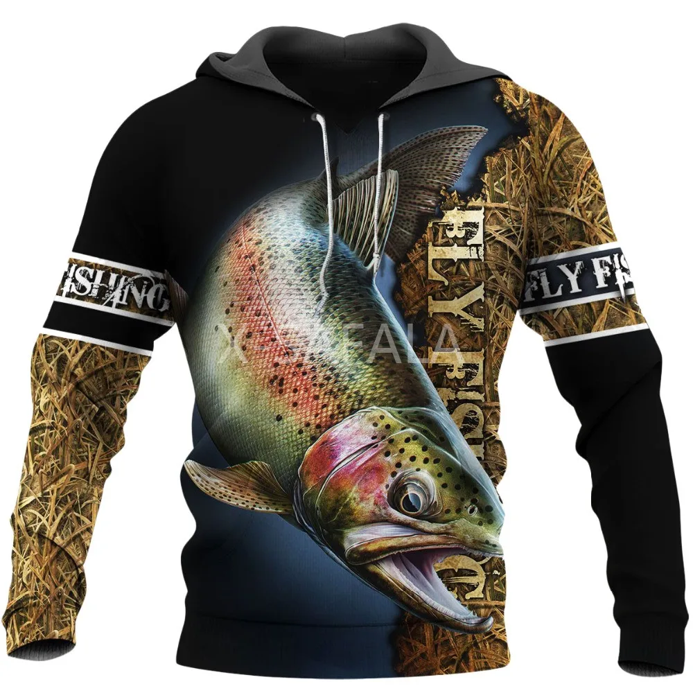 

Cool Fly Fishing Hunter 3D Print Hoodies Pullover Sweatshirts Man Women Harajuku Outwear Zipper Casual Unisex Jacket Tracksuit