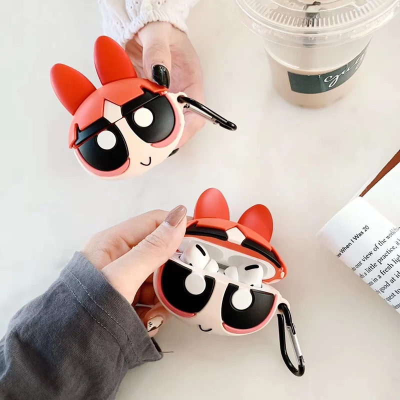 For Apple AirPods Pro Case Cartoon Cute Pattern box Shell Earphone Air pods 3 Cover soft Silicone Protective Fundas | Электроника