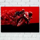 Картины в рамке сделай сам, Aprilia, мотоцикл, супервелосипед, красные, черные тени, Настенная картина, холст, плакаты, шелковые принты для декора комнаты
