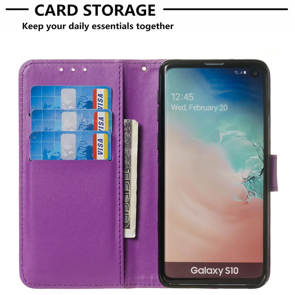Кожаный чехол в стиле ретро для Samsung Galaxy S7 S6 Edge Note 10 9 8 A3 A5 j3 j5 2017 A10 A20 A40 A70 S20Fe мягкий