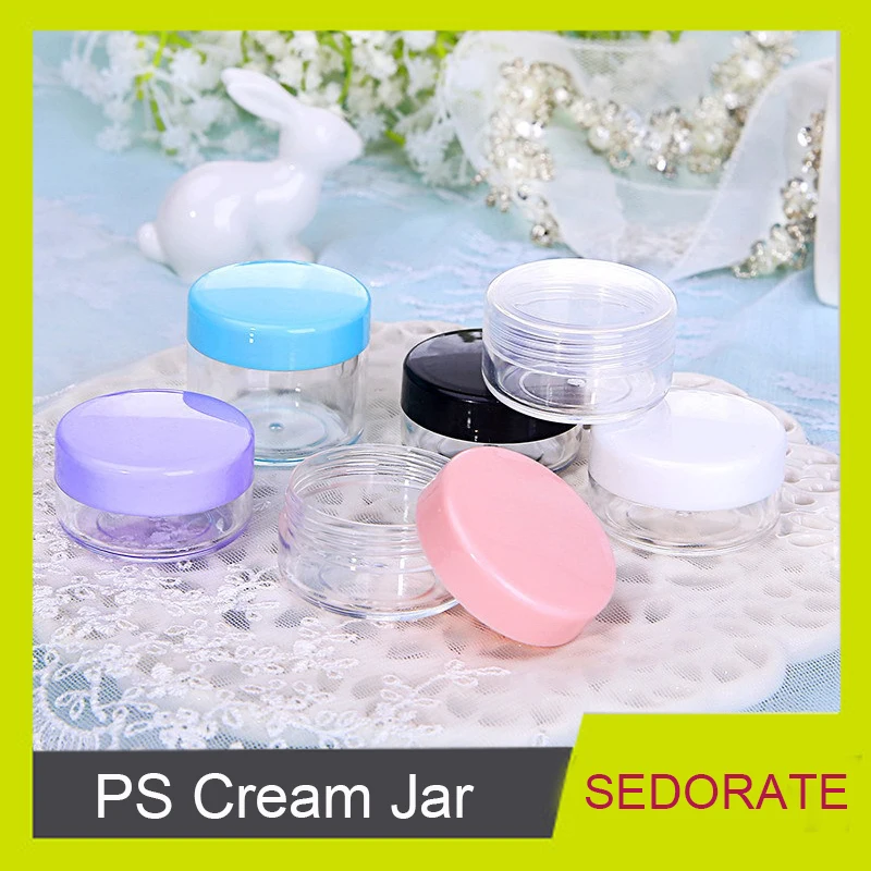 Sedorate 50 шт./лот 10 г пластиковая банка для крема глаз содержит 15 PS Баночки кейс