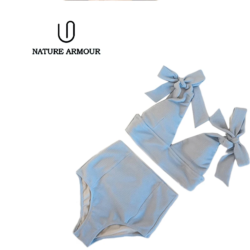 Корейский купальник женский корейский бикини небесно голубой сексуальный