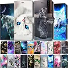 Чехол-книжка для Huawei Honor 9A, кожаный, с отделением-бумажником