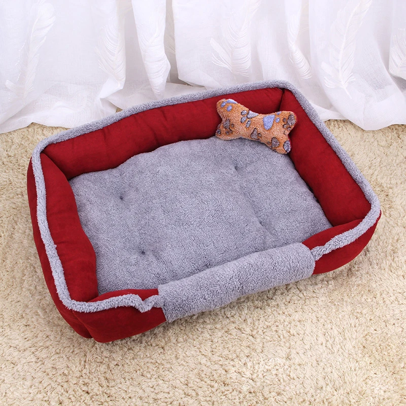 Подстилка для собаки моющийся коврик дышащий вельветовый домашних животных