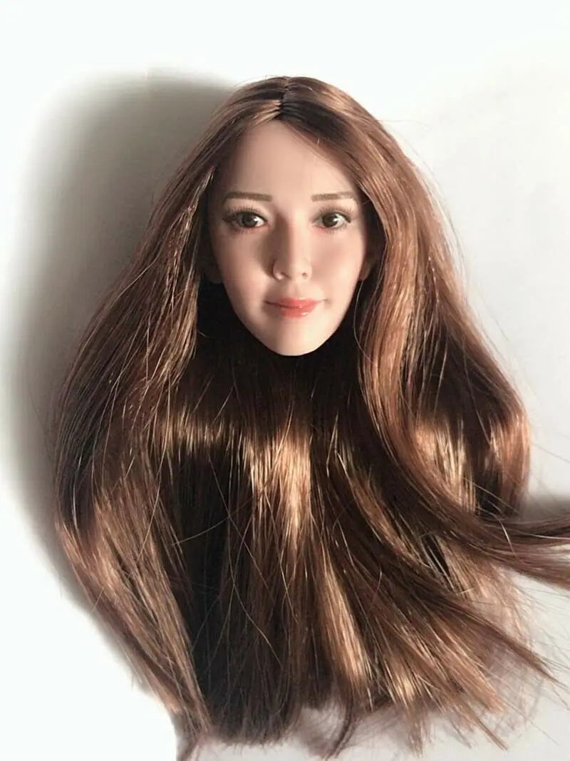1/6 Scale TiaLee Head Sculpt Asian Beauty Girl Played Figure Toys SUPER DUCK Hobbies Collection | Action Figures