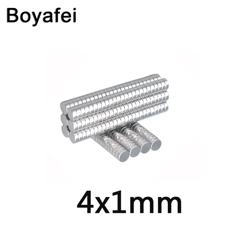 200/500/1000 шт. Магнит Горячая круглый магнит 4x1 мм сильного прилипания neo неодимовые