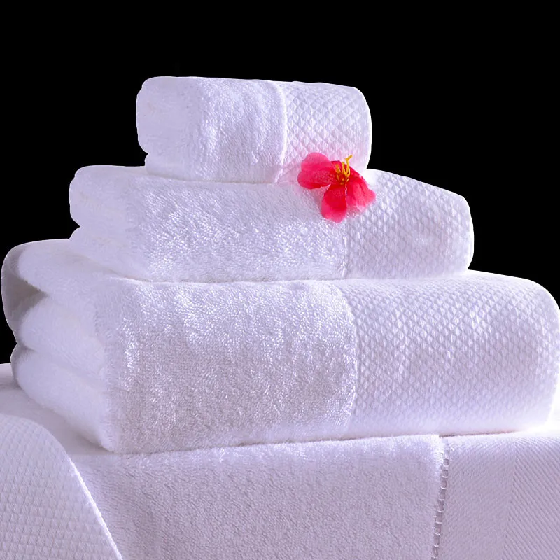 Белая гостиничная хлопчатобумажная ткань для ванной комнаты взрослых Toalla microfiber