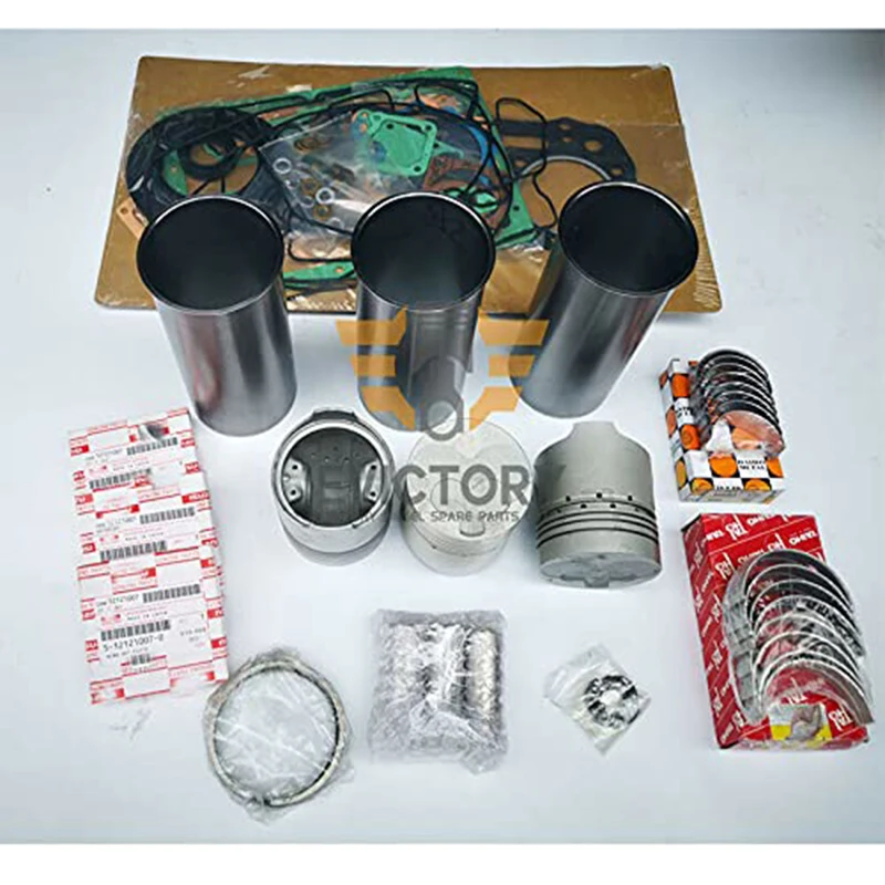 

For ISUZU 3AD1 rebuild overhaul kit piston ring cylinder liner gasket bearing