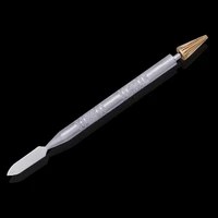 miusie dual head brass head leather edge oil gluing dye pen applicator speedy paint roller tool for leather craft tools double