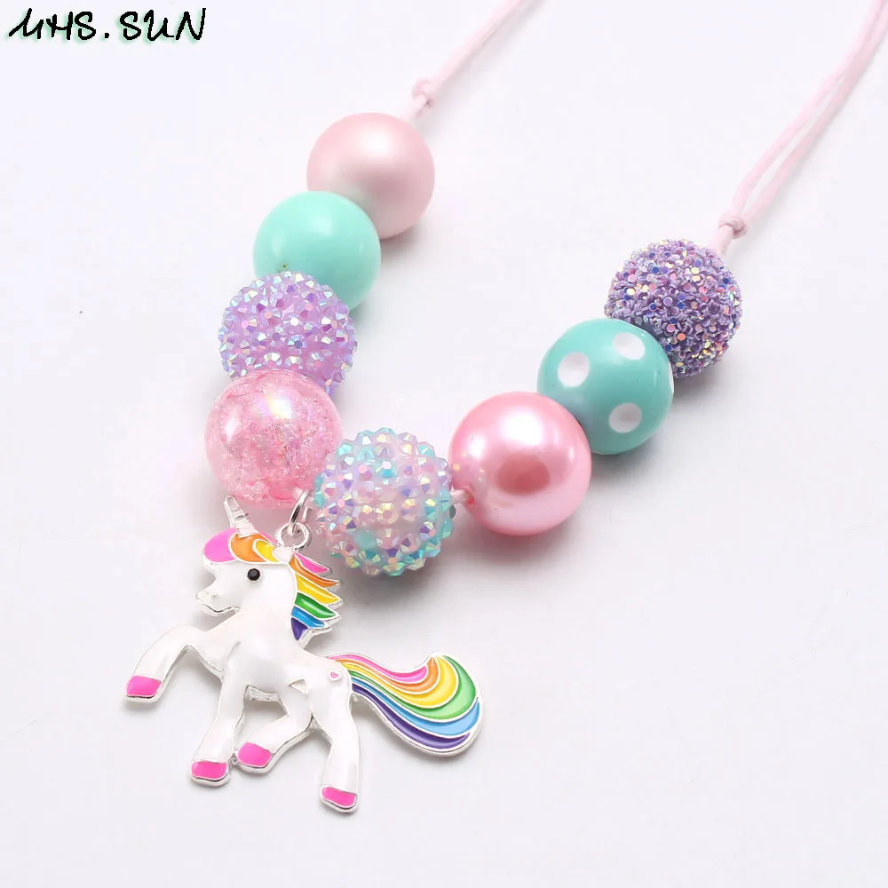 Служба. Солнце комплект массивной бижутерии единорог кулон для маленьких