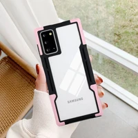 shockproof armor phone case for samsung galaxy note 20 ultra s21 fe a12 a32 a42 a52 a72 a51 a71 case transparent silicone cover