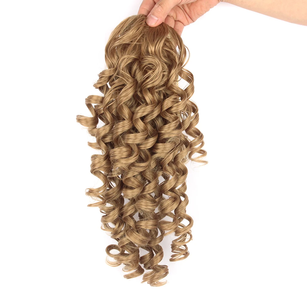 Волосы для конского хвоста Pageup термостойкие искусственные пучки волос женщин