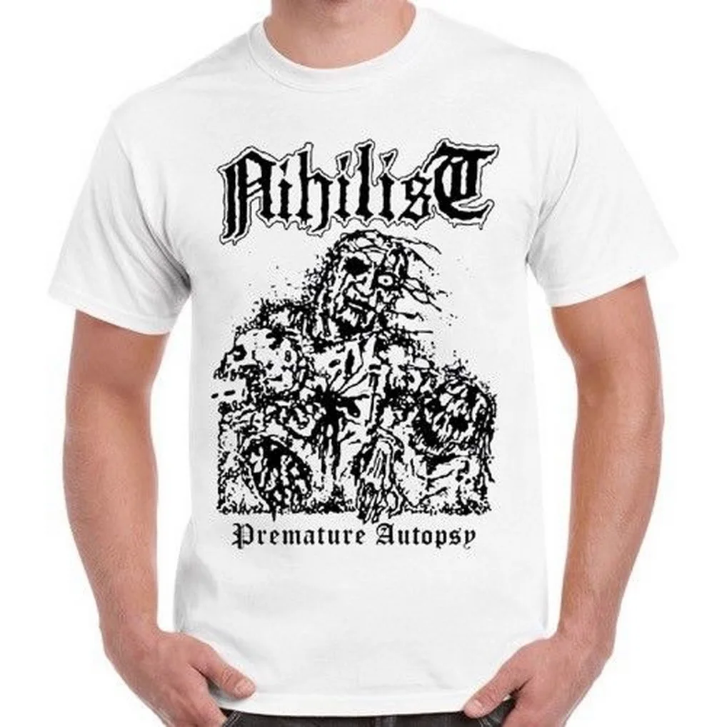 Nihilist/389 футболка в стиле ретро с ранней аутопсии надписью antombed Unleashed Morbid Death больше