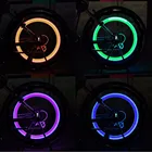 Супермощные огни, противоударные разноцветные велосипедные аксессуары, неоновые светодиодсветодиодный колпачки для клапанов шин #272208