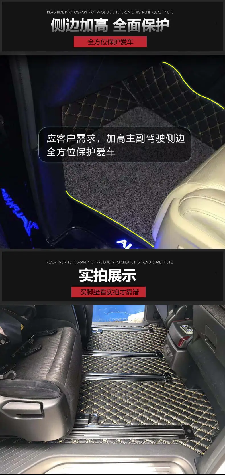Подходит для 15-19 правого руля Toyota alphard/vellfire 30 серии правого руля Подушечка Для стопы Специальная водонепроницаемая и износостойкая