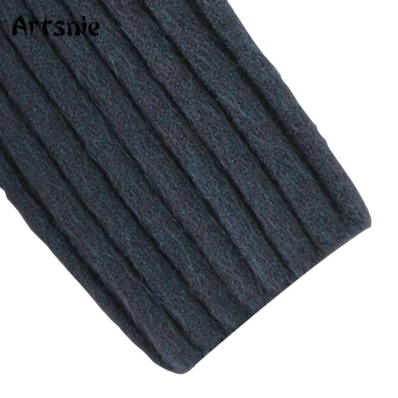 

Artsnie winter 2020 turtleneck sweater women slim long sleeve pull femme hiver vintage casual warm black sweaters jumper femme