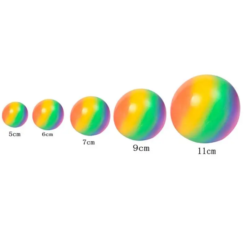 

1pc Colorful Stress Balls Rebound Pinch Squeeze Squish Balls Toys Venting Children Adults Decompression Toy