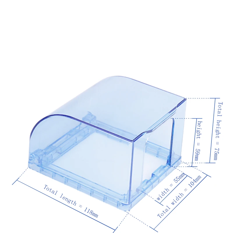86 Тип самоклеящаяся Водонепроницаемая брызгозащитная коробка для ванной