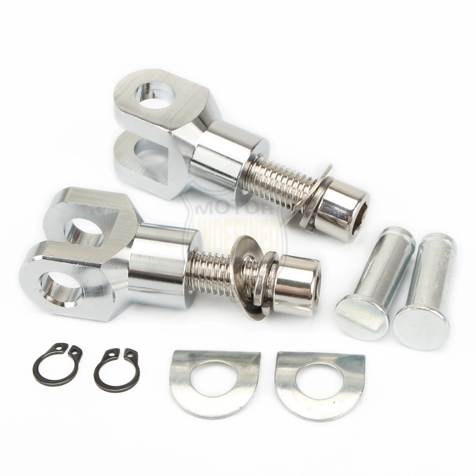 Мотоцикл хромированный ножной Peg Clevis Набор для Harley Honda Yamaha Suzuki Универсальный Footpeg подставка для ног Clevis крепление w/оборудование 29 мм