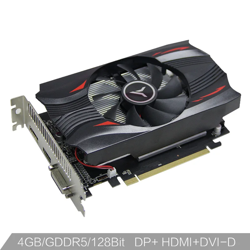 Yeston RX560D-4G D5 TA Graphic Card 1176-6000MHz 4G 128bit GDDR5 Gaming Graphics Card with DP + HDMI-Compatible + DVI-D