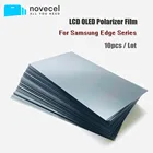 Поляризационная пленка для ЖК-дисплея Samsung Galaxy S8 S9 + S10 Note 8 9 20 Plus S20 S21, 10 шт.лот, поляризационная пленка для сенсорного ЖК-экрана