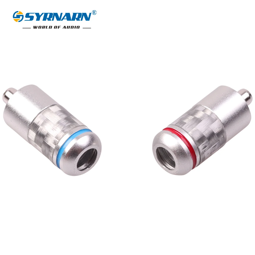 SYRNARN 1 пара бериллия медь углеродное волокно четырехслойное родиевое покрытие MMCX