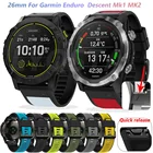 Ремешок силиконовый для смарт-часов Garmin Fenix 6X 6Pro 5X 5 Plus 3 HR 935 Enduro MK2 EasyFit, 22 мм, 26 мм