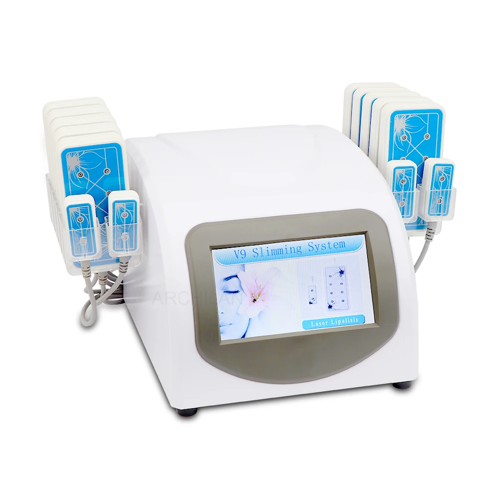 Высококачественный аппарат для снижения веса и липосакции с 14 лазерами сжигания