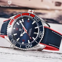 pagani design luxury men mechanical watch 42mm sapphire glass 100m waterproof sports clock stainless steel automatic wrist watch
