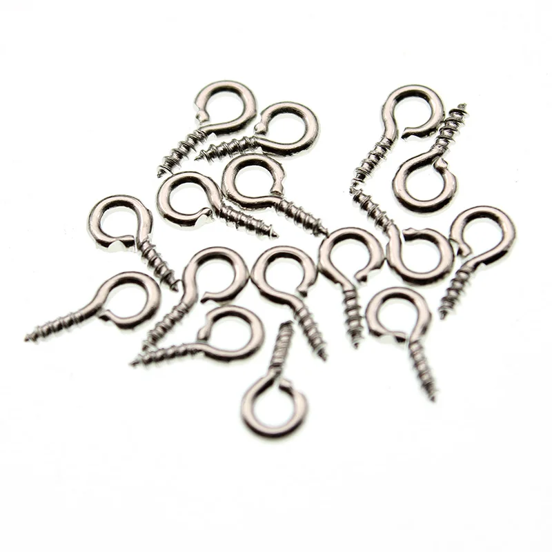 Металлические штифты с петлей для подвесок металлические винтовые крючки