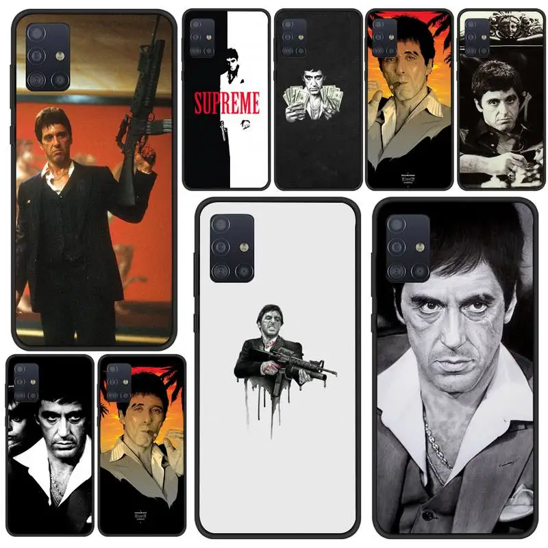 

Scarface Tony Montana Phone Case For Samsung S5 S6 S7 S8 S9 S10 S20 S21 Edge Plus E Fe Lite