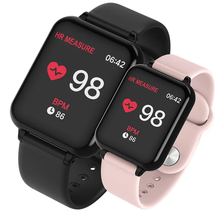 

Smart watches Waterproof Sports for iphone B57 andriod Smartwatch Heart Rate Monitor Blood Pressure Functions For men women kid