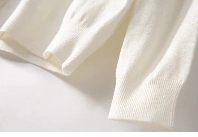 

Lace Patchwork Women's Knitted Sweater Slim Lady Long Sleeve Turtleneck Lady Knitwear Femme Bottoming Pullover Top 2020 New