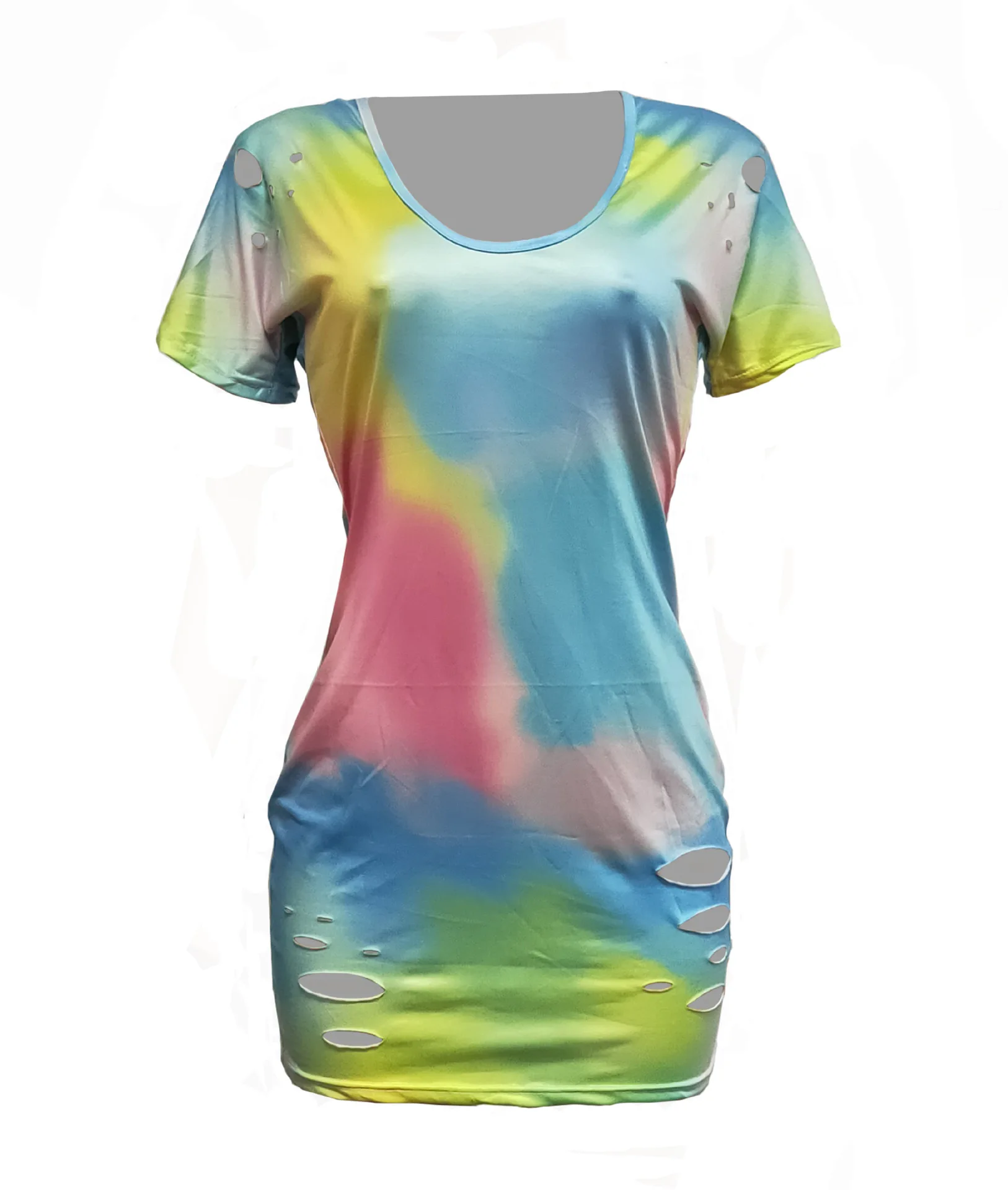 

Summer New Women Sexy Hollow Out V Neck Bodycon Dress