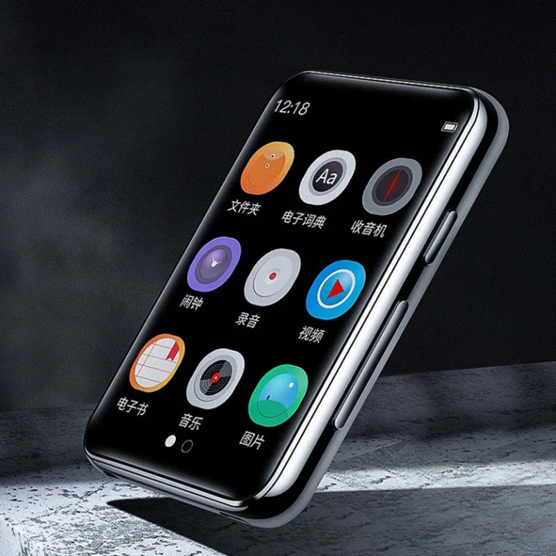 

MP4 Player Touch Screen2.4 Inch 8GB/16GB Music Player FM Radio Video Player E-book Player MP3 With Speaker