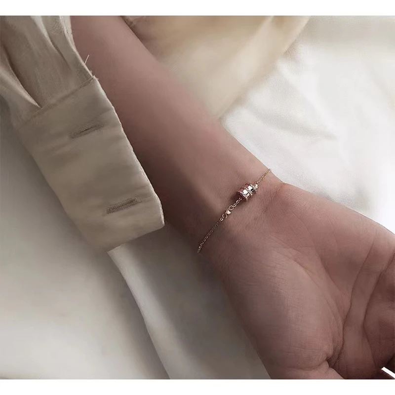 

Silver bracelet plated s 925 Korean student simple girlfriend personality net celebrity niche design ins cold style