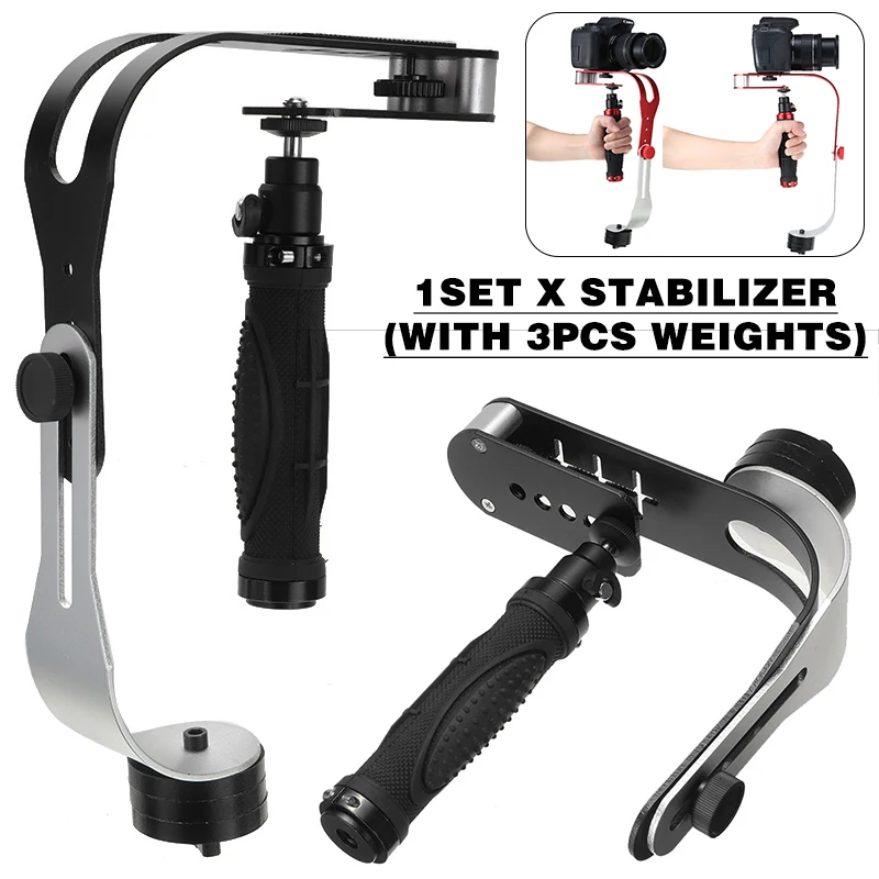 

MAYITR 1pc High Quality Handheld Video Shooting Stabilizer Portable Durable Camera Balancer For DSLR Cameras Camcorder