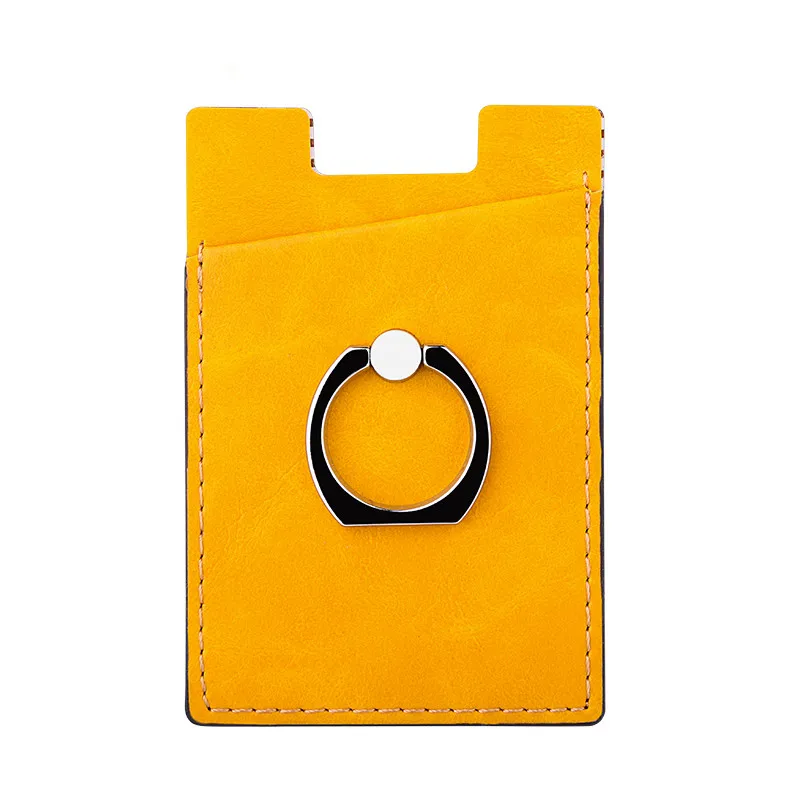 Новый мобильный телефон держатель для карт с карманом клейкая наклейка кожаный