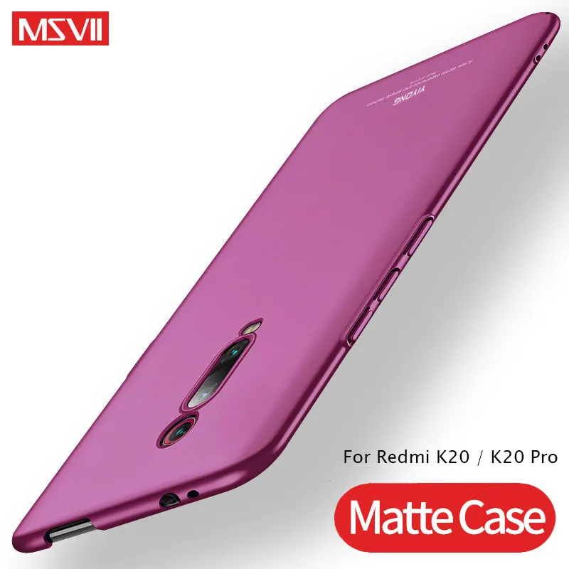 9T Pro For Xiaomi Mi Case MSVII Slim Matte Back Cover Redmi K20 Xiami Xiomi Cases |